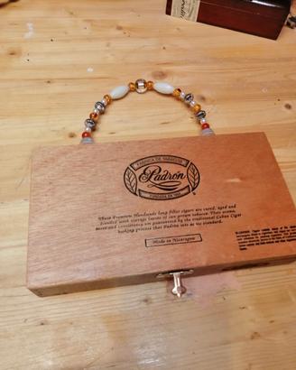 cigar box borsetta da scatola di sigari 