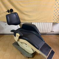 Rara poltrona da dentista anni 60 in pelle