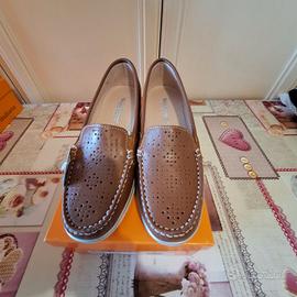 Mocassini marroni nuovi Valleverde 37