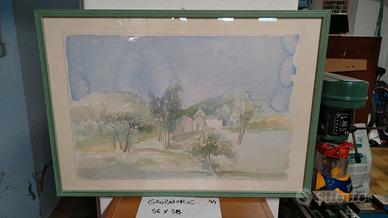 DIPINTO FRANCO GROBBERIO 94' 56X38