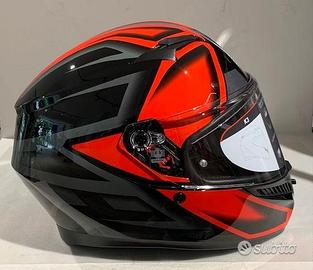 Casco AGV K3 COMPOUND BLACK/RED