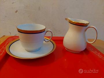 Tazze da tè (set da 6, inclusa lattiera)