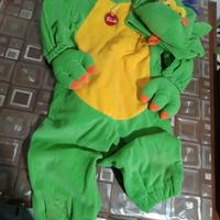 Vestito carnevale Trudi 3-4anni Draghetto 