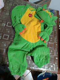 Vestito carnevale Trudi 3-4anni Draghetto 