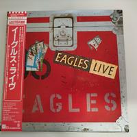 Eagles Live, 2 LP 33 giri, stampa Japan OBI Asylum