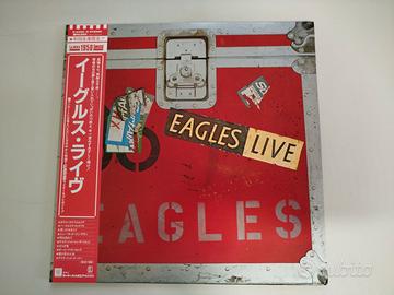 Eagles Live, 2 LP 33 giri, stampa Japan OBI Asylum