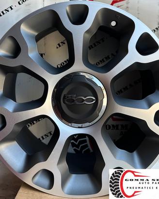 4 CERCHI IN LEGA ORIGINALI RAGGIO 17 FIAT 500L