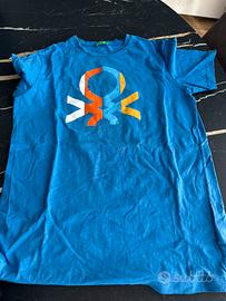 Maglietta Benetton azzurra