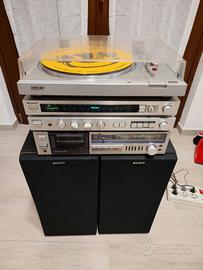 Sistema audio Sony vintage