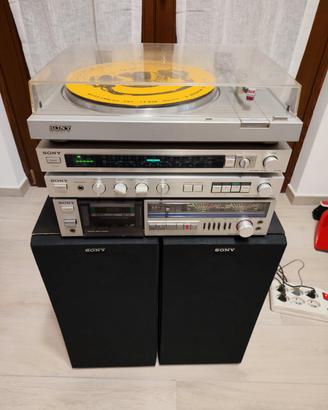 Sistema audio Sony vintage