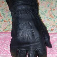 Guanti in pelle moto Route 66