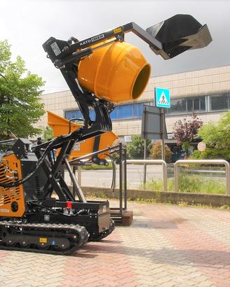 Motocarriola Katoimer Carry 107 Botte Scarico Alto