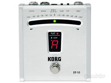 KORG DT-10 ACCORDATORE DIGITALE A PEDALE