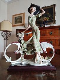 Scultura Giuseppe Armani "Lady with a Bicycle"