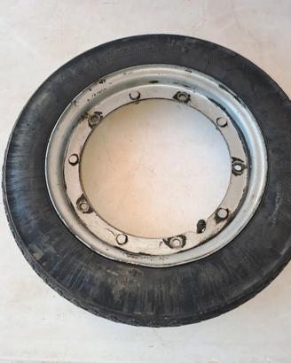 cerchio, camera d'aria e ruota kenda vespa 50