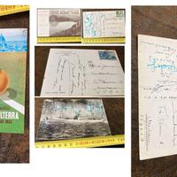 Quattro cartoline Nazionale Italiana anni 50