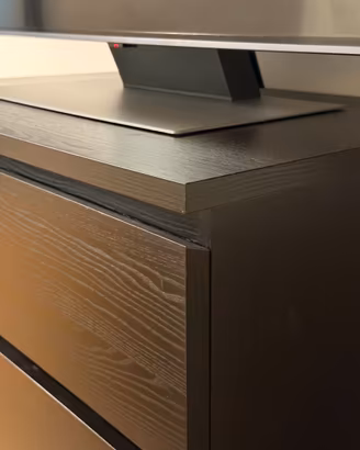 Cassettiera Malm Ikea a 3 cassetti nero