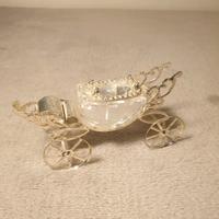Carrozza reale in miniatura d'epoca in argento