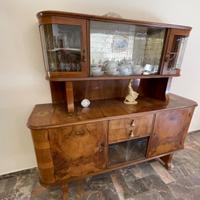 DISPENSA CON VETRINA  SECONDA GUERRA  no angoli