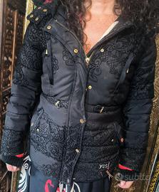 cappotto nero Desigual donna 