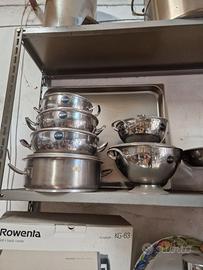 ciotole con manici alessi