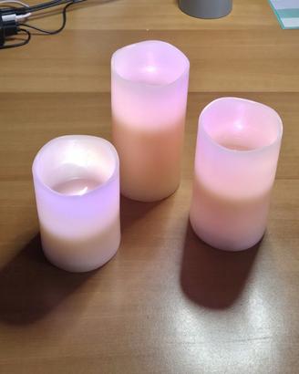 Candele senza fiamma a LED con telecomando - 12 cl
