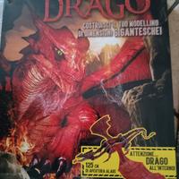 Libro con GIGANTESCO MODELLINO di DRAGO