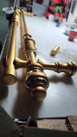 Bastone per tenda doppio colore oro