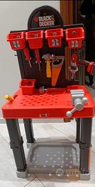 Banco da lavoro gioco Black & Decker con attrezzi 
