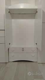 Armadio e lettino linea bebex