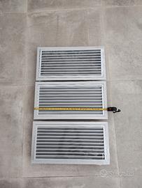 3 griglie ripresa aria condizionata con filtro