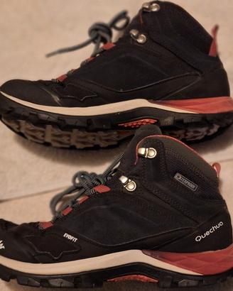 Quechua scarpe Trecking Waterproof nr.37