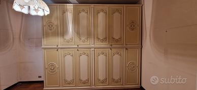 Armadio 6 ante stile veneziano bianco
