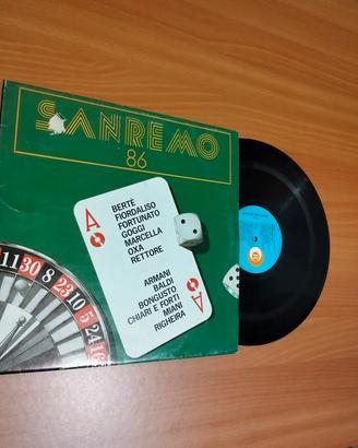 vinile Sanremo 86 
