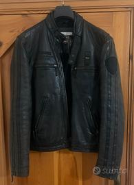 Blauer giubbino moto vera pelle tg XXL