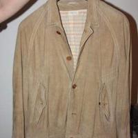 Giacca di pelle camoscio