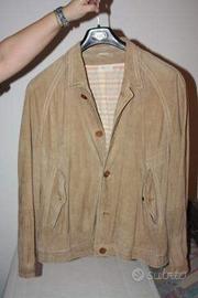 Giacca di pelle camoscio