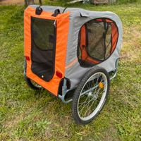 Rimorchio trasportino per cani