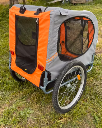 Rimorchio trasportino per cani