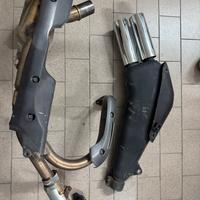 Scarico originale completo transalp 650