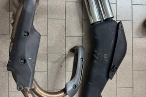 Scarico originale completo transalp 650