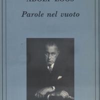 ADOLF LOOS PAROLE NEL VUOTO