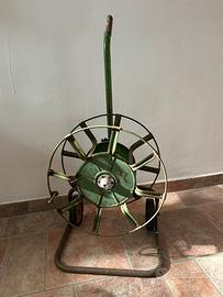 Carrello avvolgitubo professionale vintage
