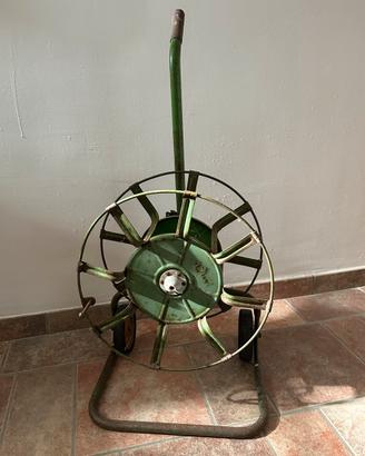 Carrello avvolgitubo professionale vintage