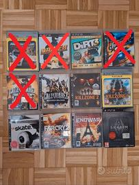 17 di 22 giochi play station 3 ps3