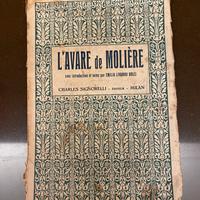 L'avare de Moliere - Carlo Signorelli editore 1925