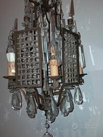 lampadario in cristallo