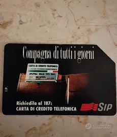 Scheda Telefonica SIP Vintage 5.000 Lire