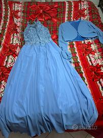 Vestito elegante con scaldaspalle