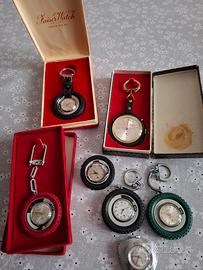 orologi portachiavi a ruotino FIAT vintage 